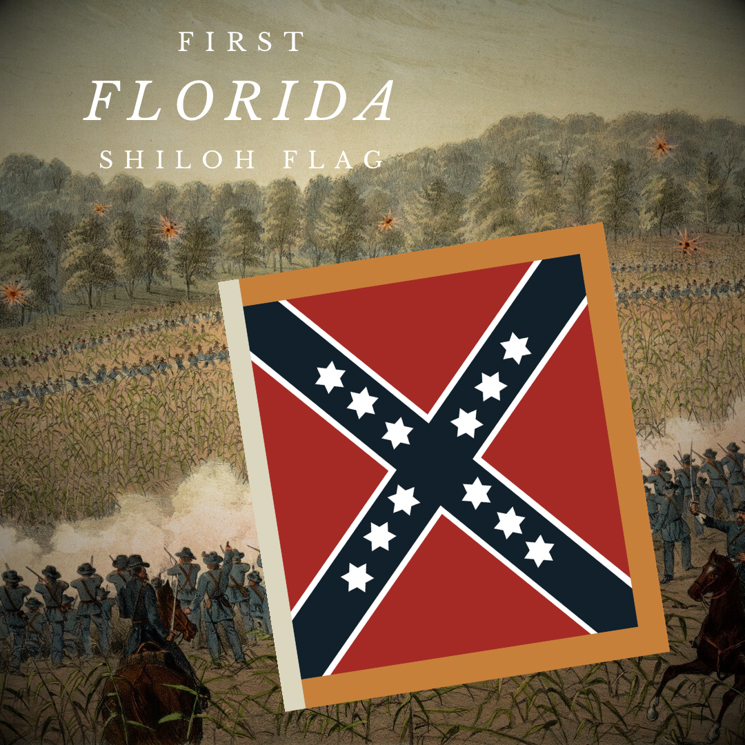 1st Florida Infantry "Shiloh" Flag Stickers/Magnet