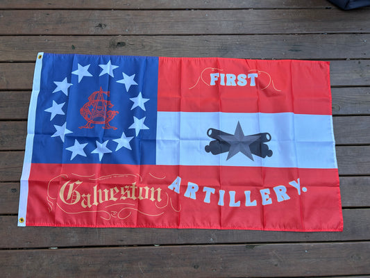 1st Galveston Artillery Flag
