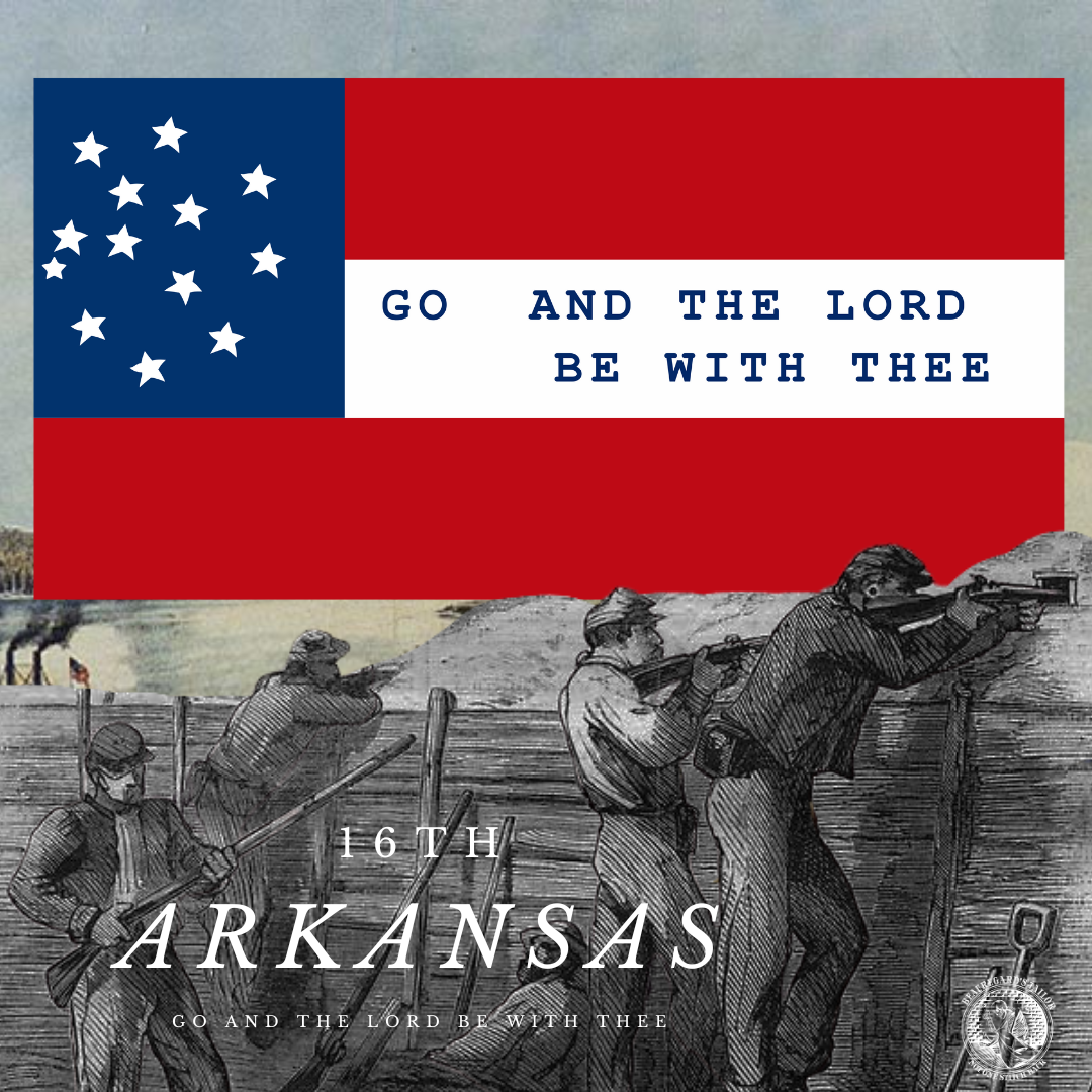 16th Arkansas Infantry House Flag