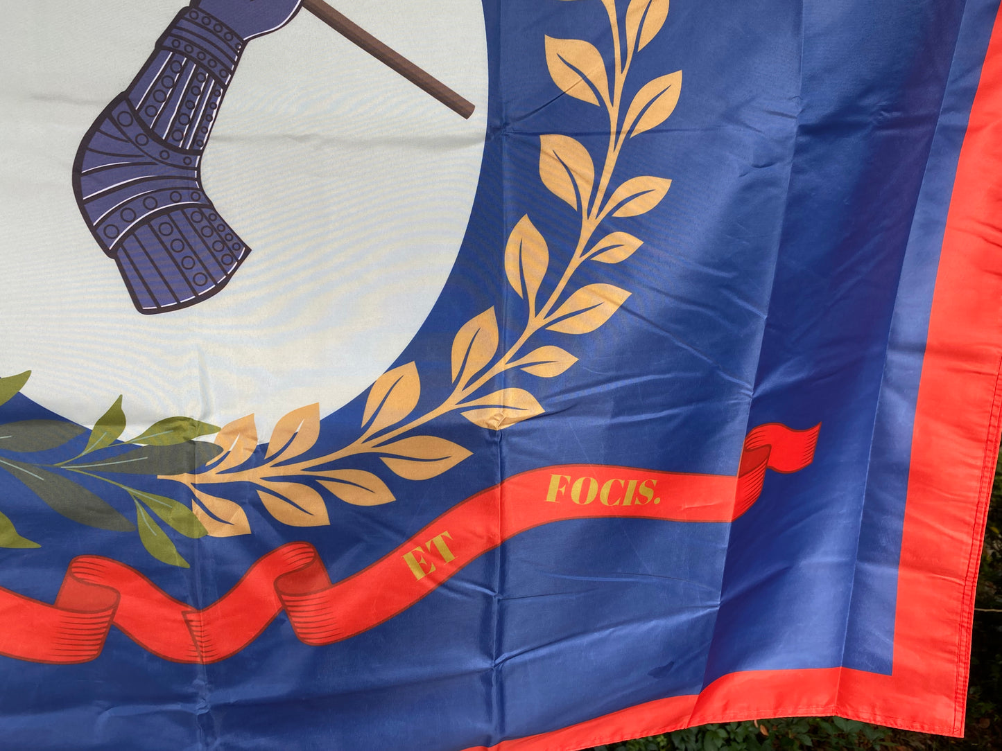 "Pro aris et focis" - "for hearth and home" - 3rd Georgia Regimental House Flag