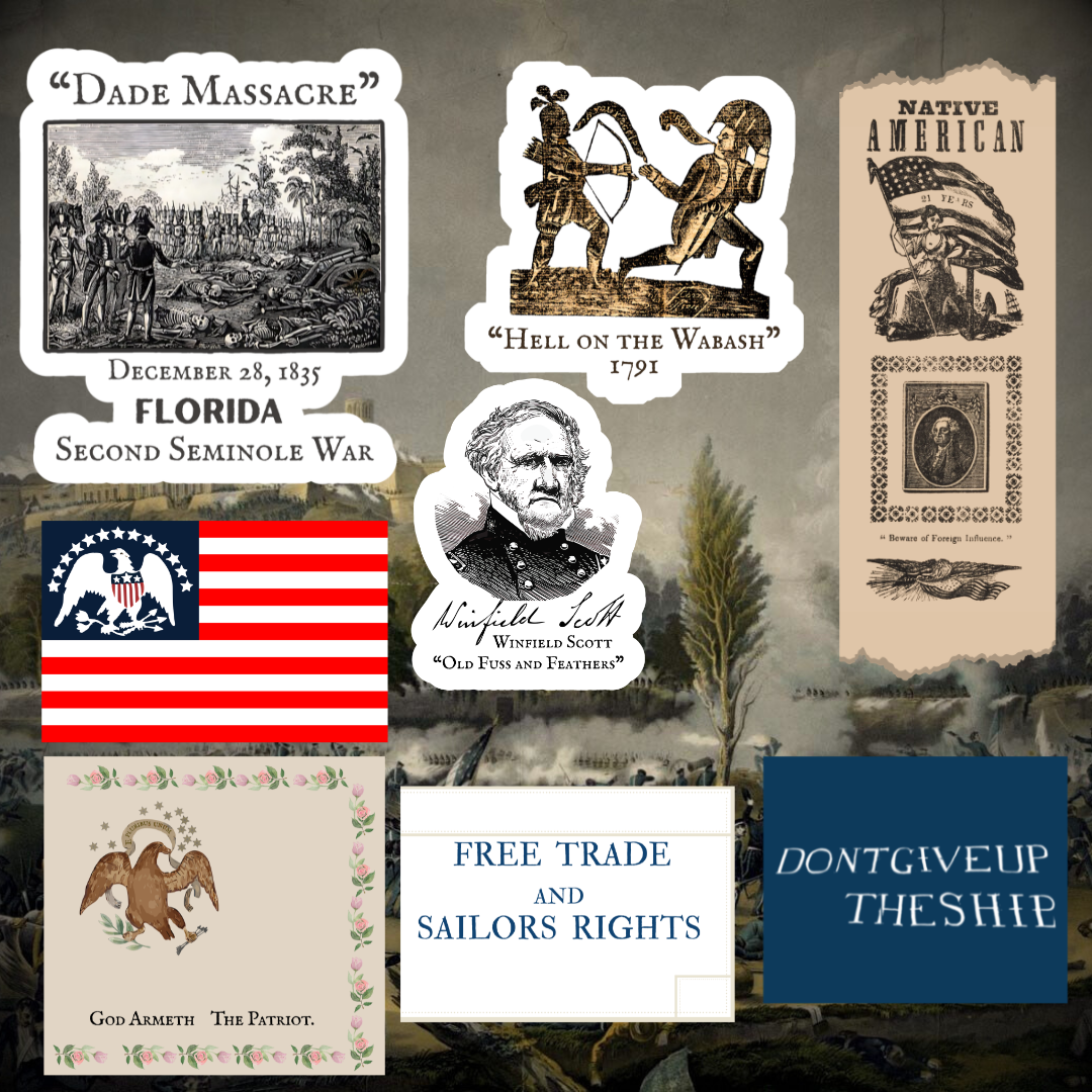 Antebellum Republic Sticker Set