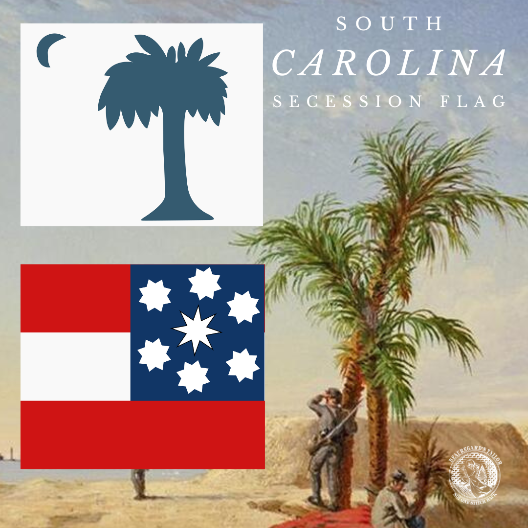 South Carolina Secession/1st National Flag Stickers/Magnet