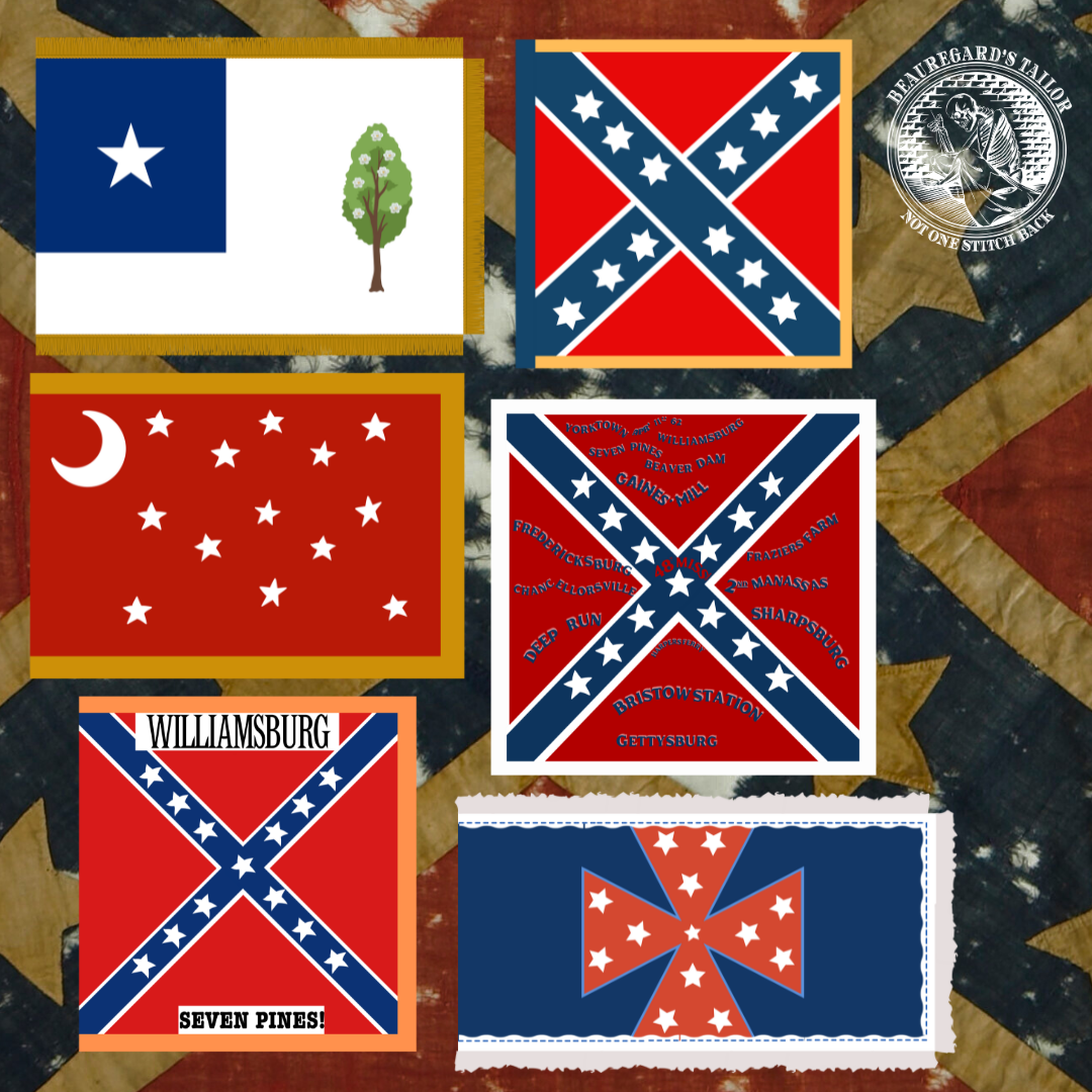 Mississippi Battle Flag Sticker Set