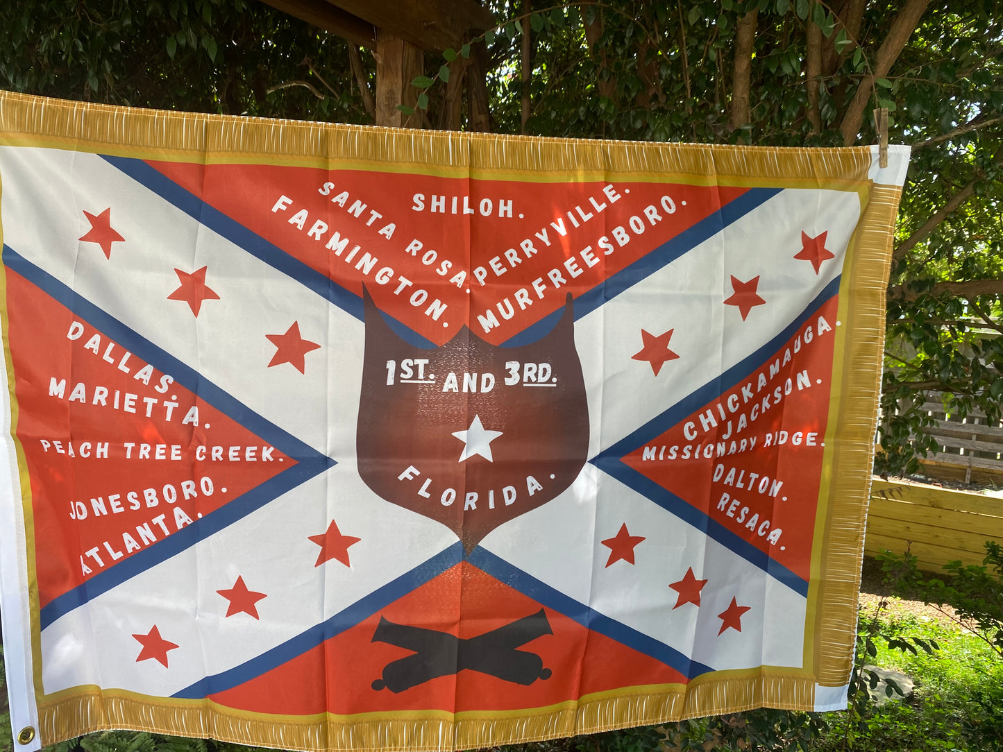 1st and 3rd Florida Infantry House Flag