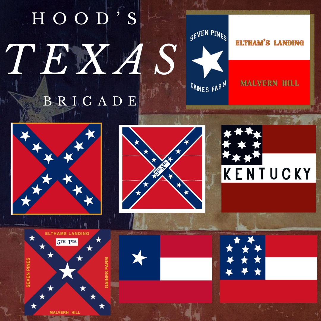 Hood's "Texas Brigade" Sticker Set