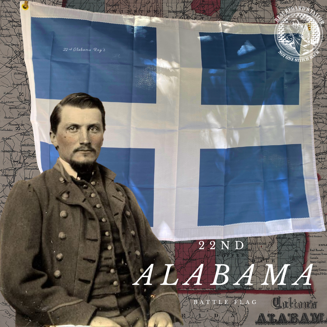 22nd Alabama Polk's Corps House Flag