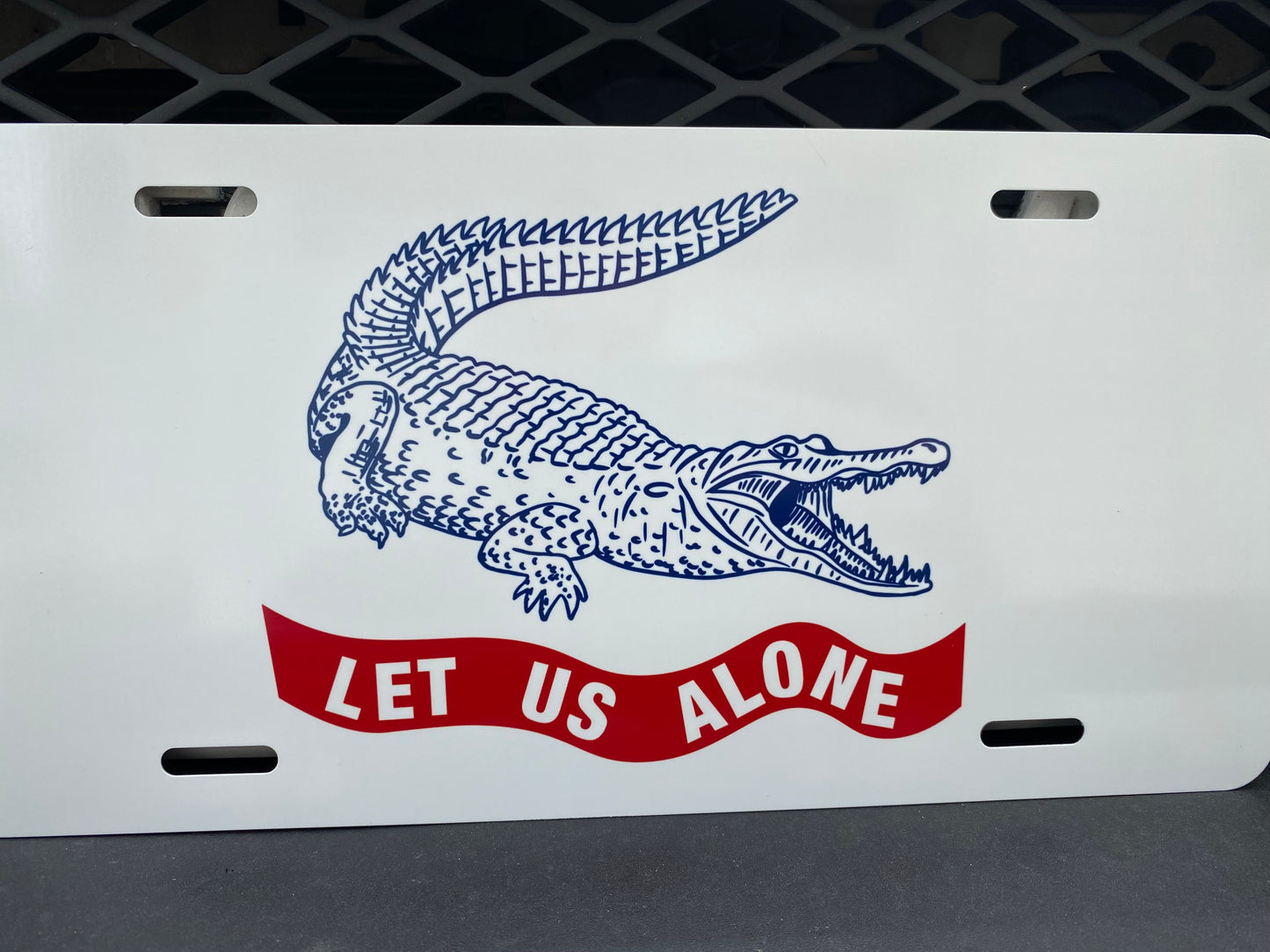 Let Us Alone - Florida Car Tag/Plate
