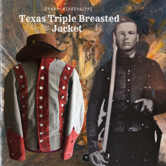 Texas Triple Breasted Trimmed Jacket