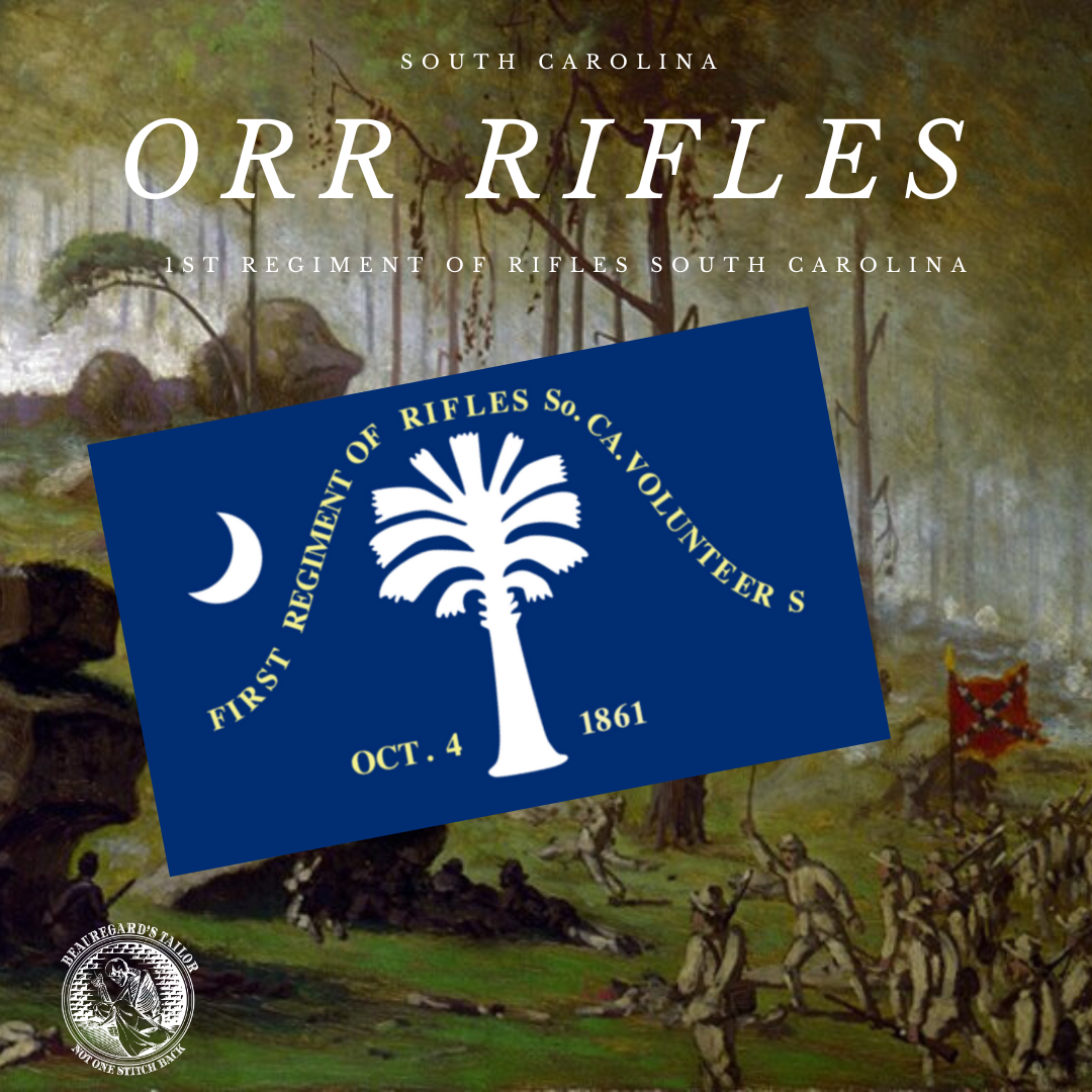 1st Orr's Regiment of Rifles South Carolina Volunteer Stickers