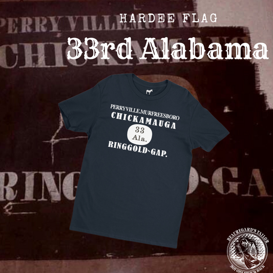33rd Alabama Infantry Hardee Corps Flag Shirt