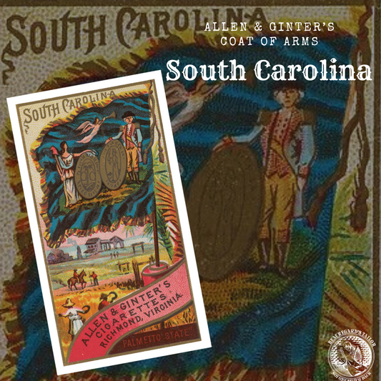 Richmond Virginia - Allen & Ginter's South Carolina Coat of Arms Stickers