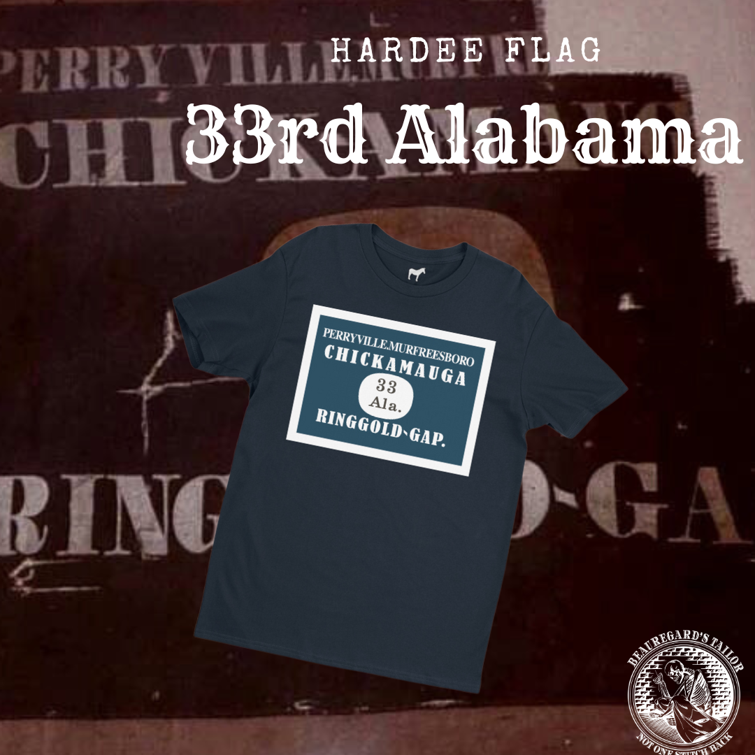33rd Alabama Infantry Hardee Corps Flag Shirt