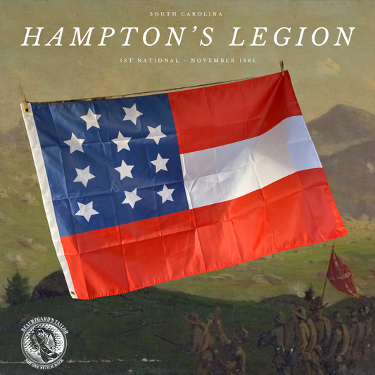 Hampton's Legion First National Flag - November 1861 House Flag
