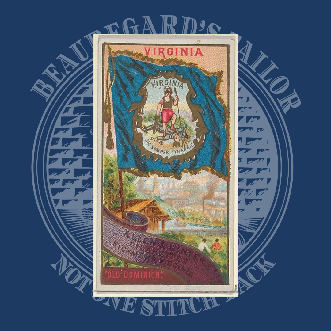 Richmond Virginia - Allen & Ginter's Virginia Coat of Arms Stickers