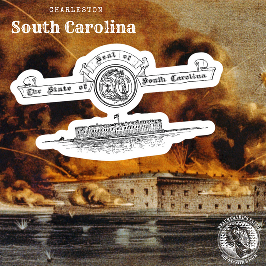 South Carolina Seal / Fort Sumter Stickers