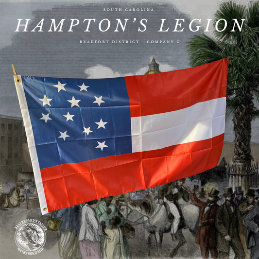 Beaufort District - Company C - Hampton's LegionHouse Flag