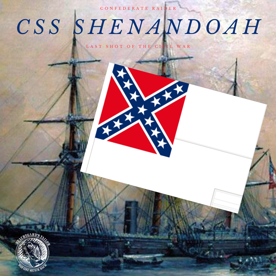 CSS Shenandoah 2nd National Storm Flag Sticker – Beauregard's Tailor