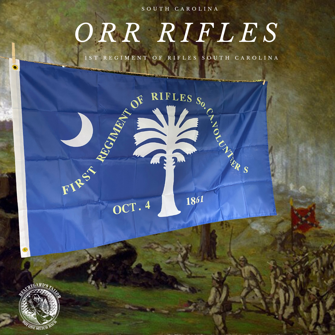 1st Orr's Regiment of Rifles South Carolina Volunteers House Flag ...