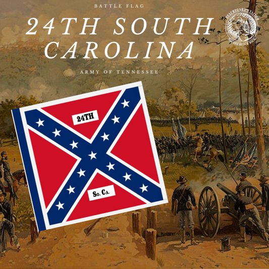 24th South Carolina Flag Sticker