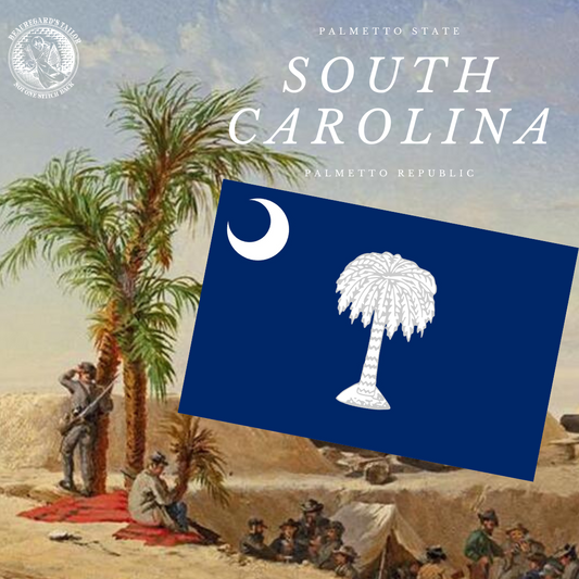 South Carolina Palmetto Republic Flag Sticker