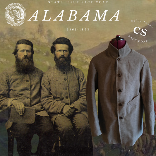 Alabama State Sack Coat 1861-1863