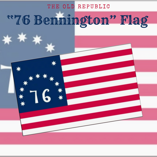 "76 Bennington" Flag Stickers