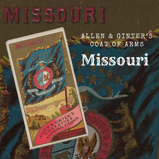Richmond Virginia - Allen & Ginter's Missouri Coat of Arms Stickers