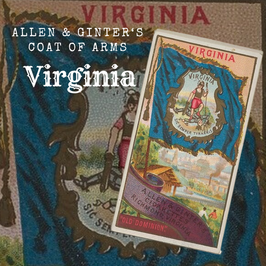 Richmond Virginia - Allen & Ginter's Virginia Coat of Arms Stickers