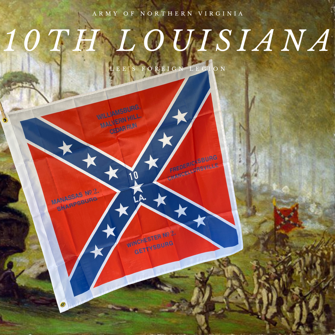 Tenth State Flag 10th Louisiana House Flag – Beauregard's Tailor