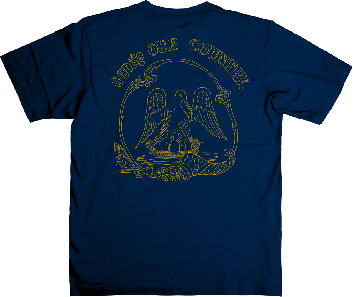 "God and Our Country" 4th Louisiana Infantry Shirt