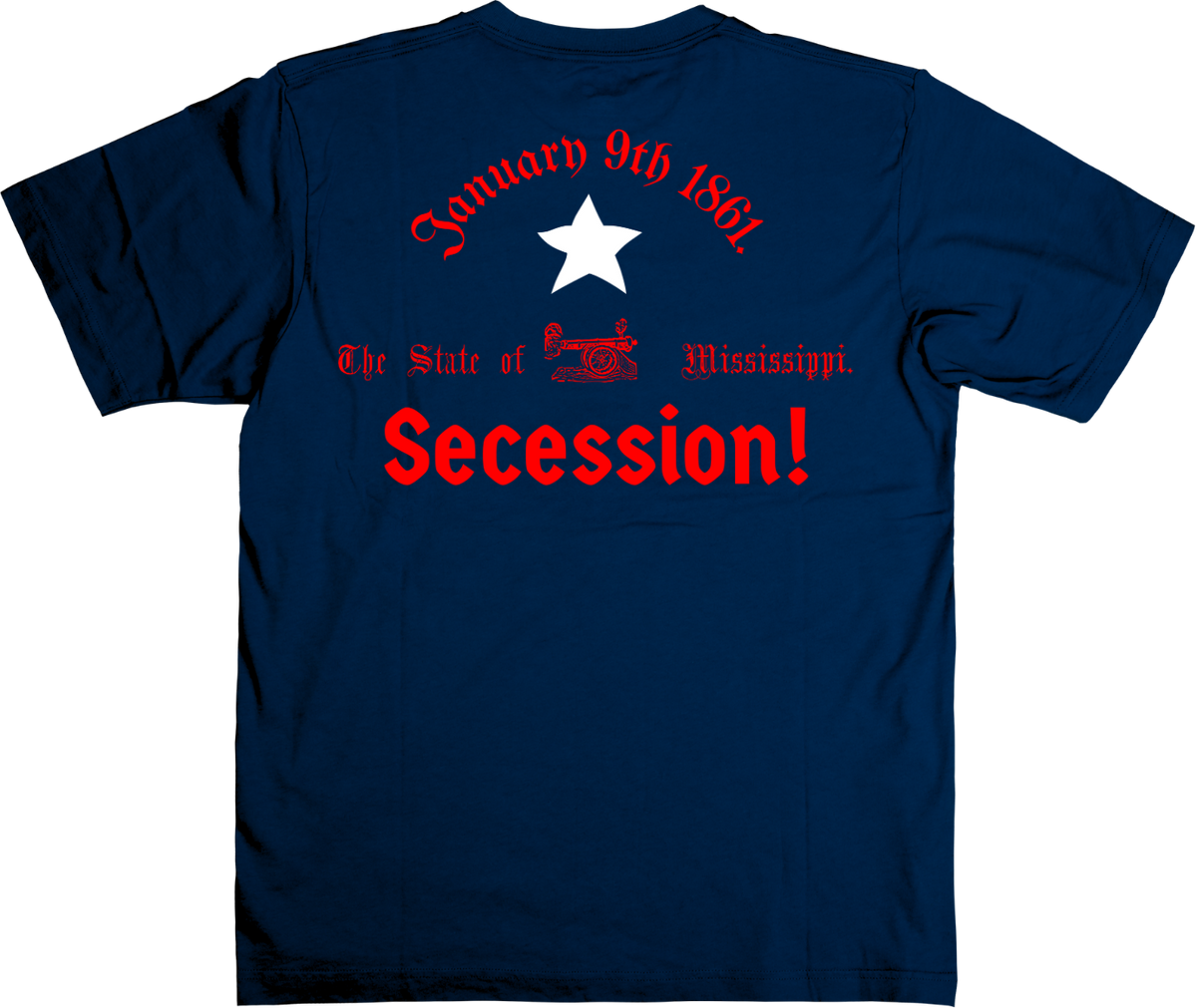 Mississippi Infantry Button T-Shirt