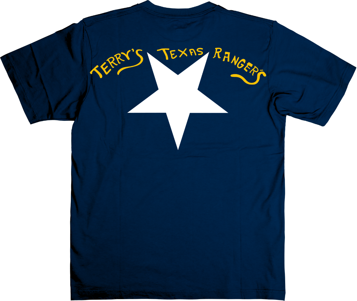 Terry's Texas Rangers - 8th Texas Cavalry - Flag Shirt