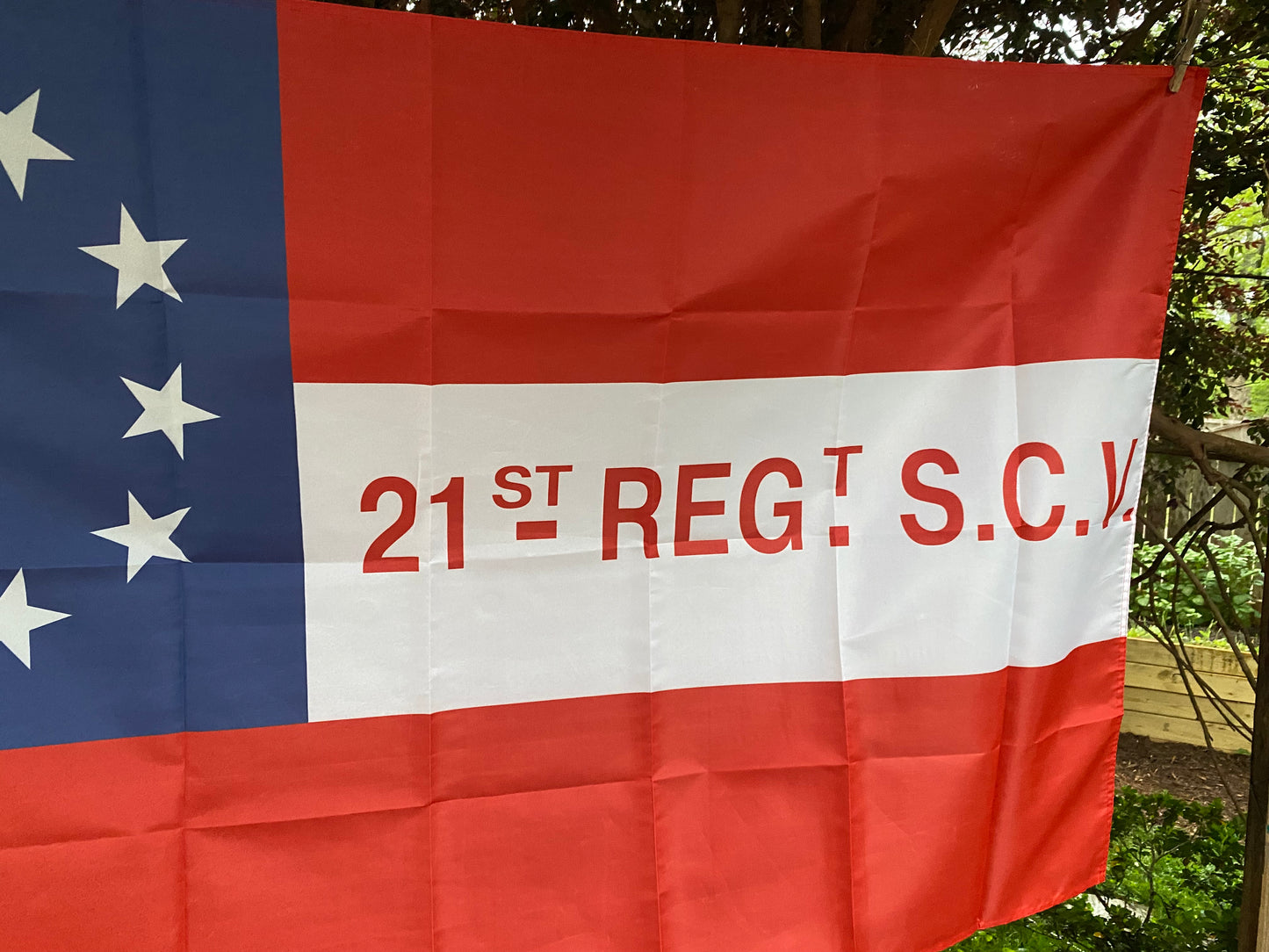 21st South Carolina First National Flag House Flag