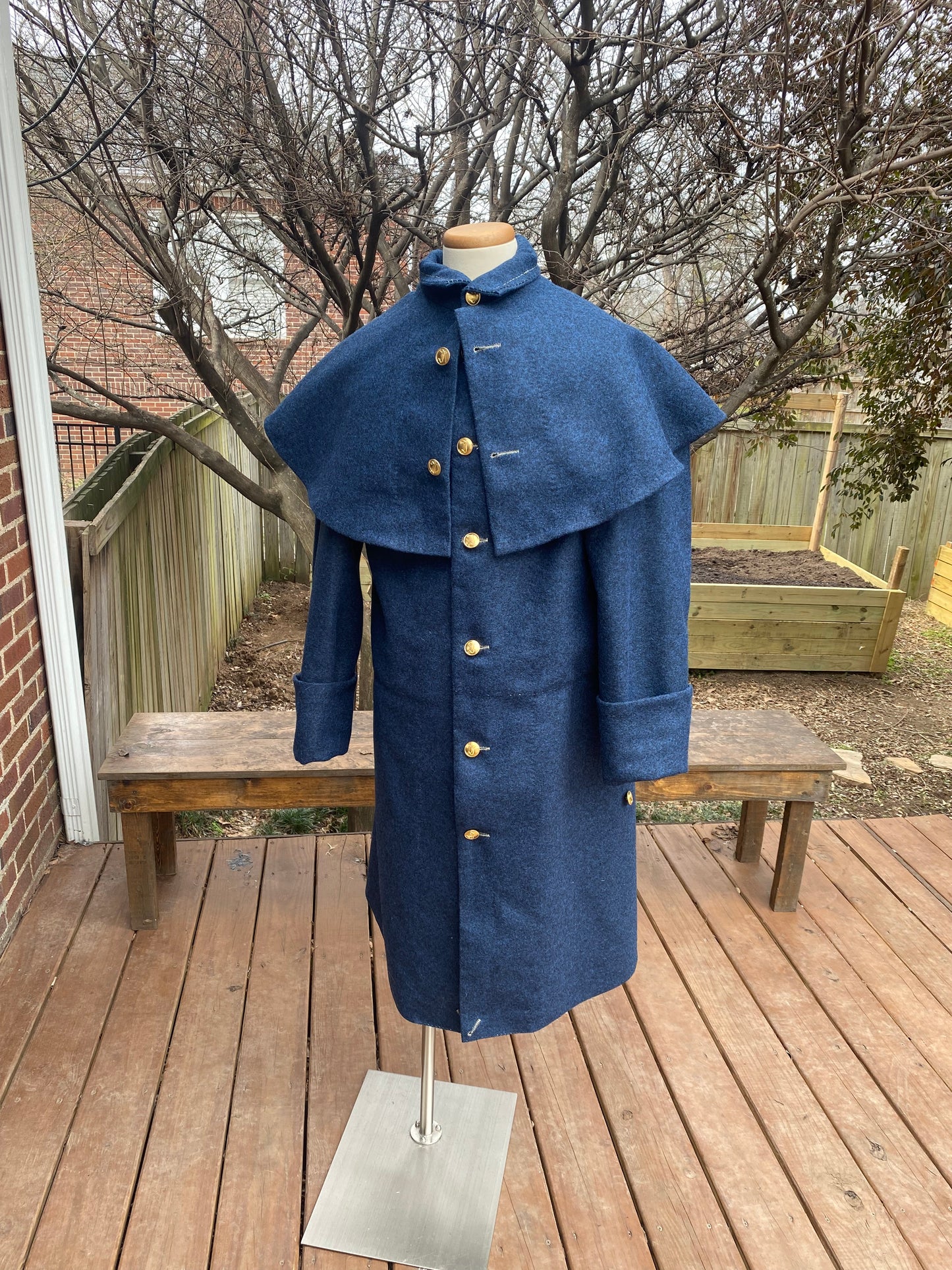 Import English Army Overcoat - S. Isaac, Campbell