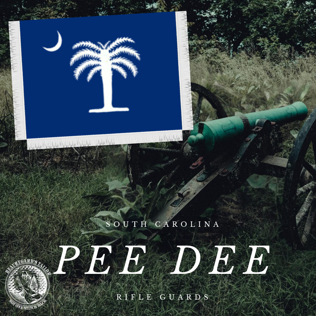 Pee Dee Rifle Guards - Company A  Flag Stickers/Magnet