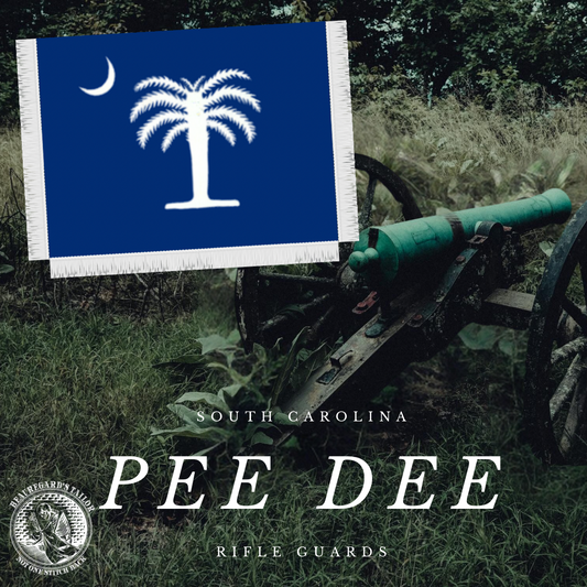 Pee Dee Rifle Guards - Company A  Flag Stickers/Magnet