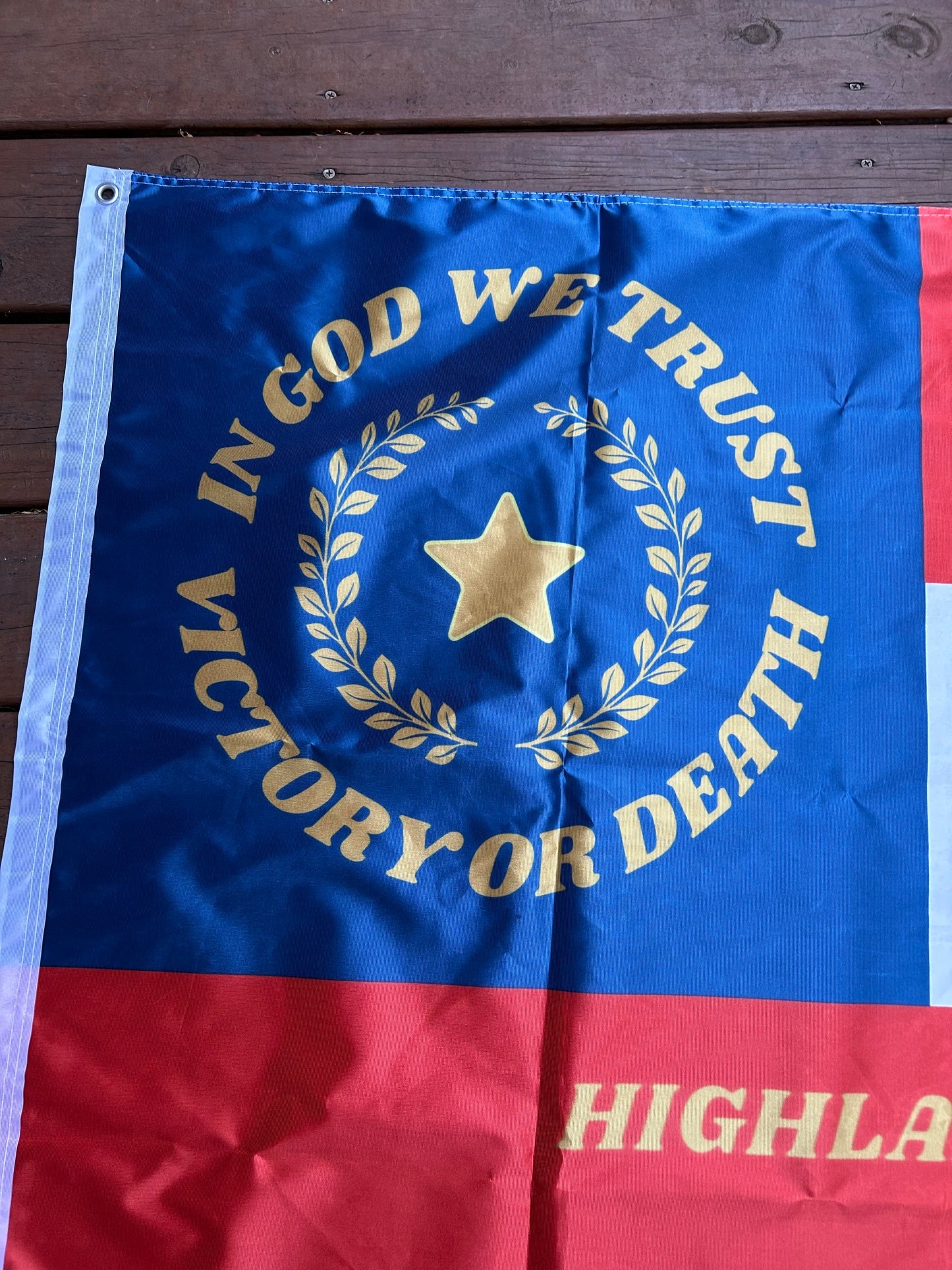 "Highland Guards" 25th North Carolina Infantry House Flag