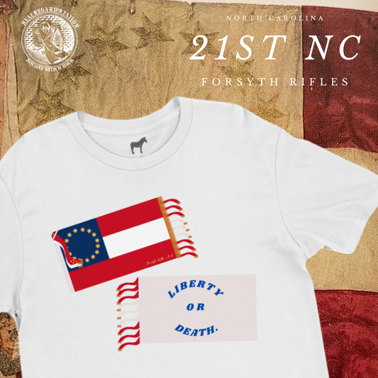 "Liberty or Death" 21st North Carolina Flag Shirt