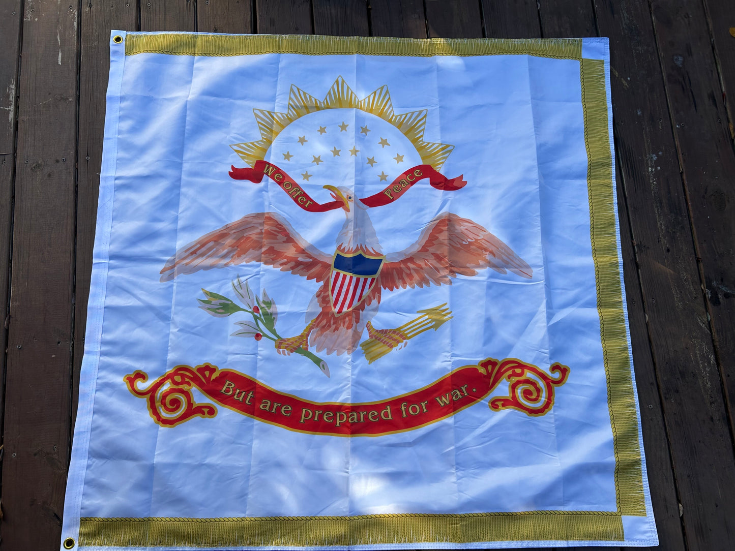 "We offer peace" - Butler Guards - 4th South Carolina Flag