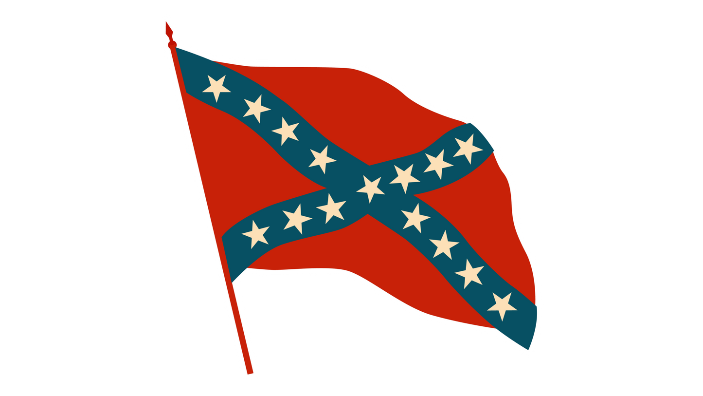 Battle Flag of the South Stickers/Magnet