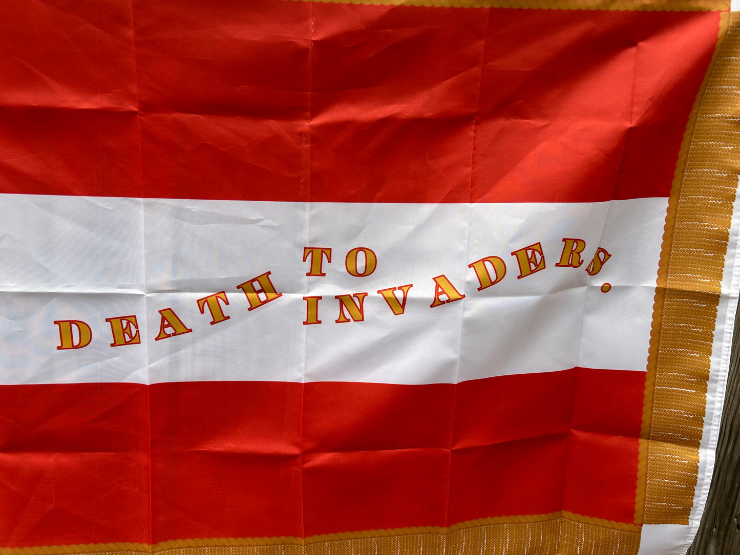 "Death to Invaders" 44th Tennessee 1st National House Flag