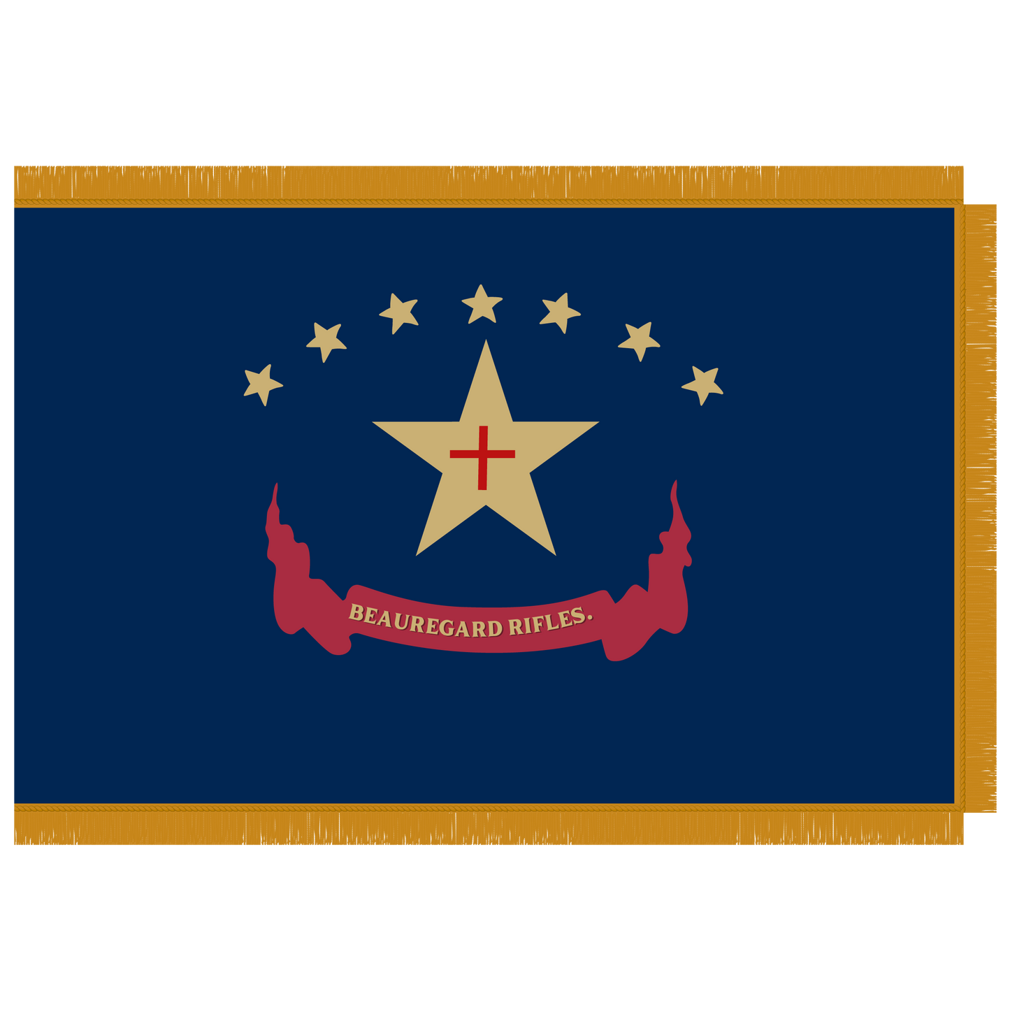 Beauregard Rifles - 9th Alabama Infantry Flag Stickers