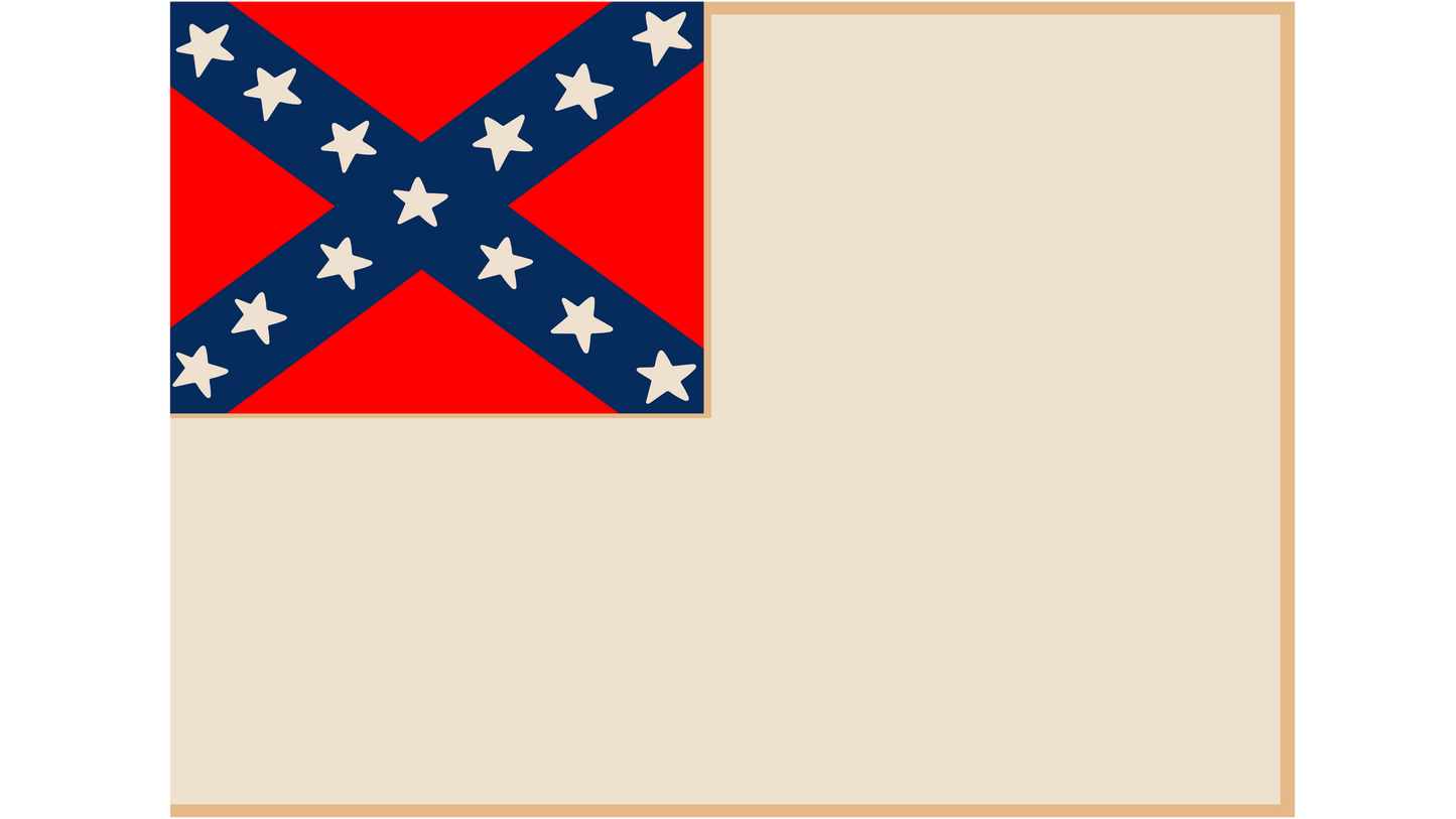 Petersburg 2nd National Flag Stickers