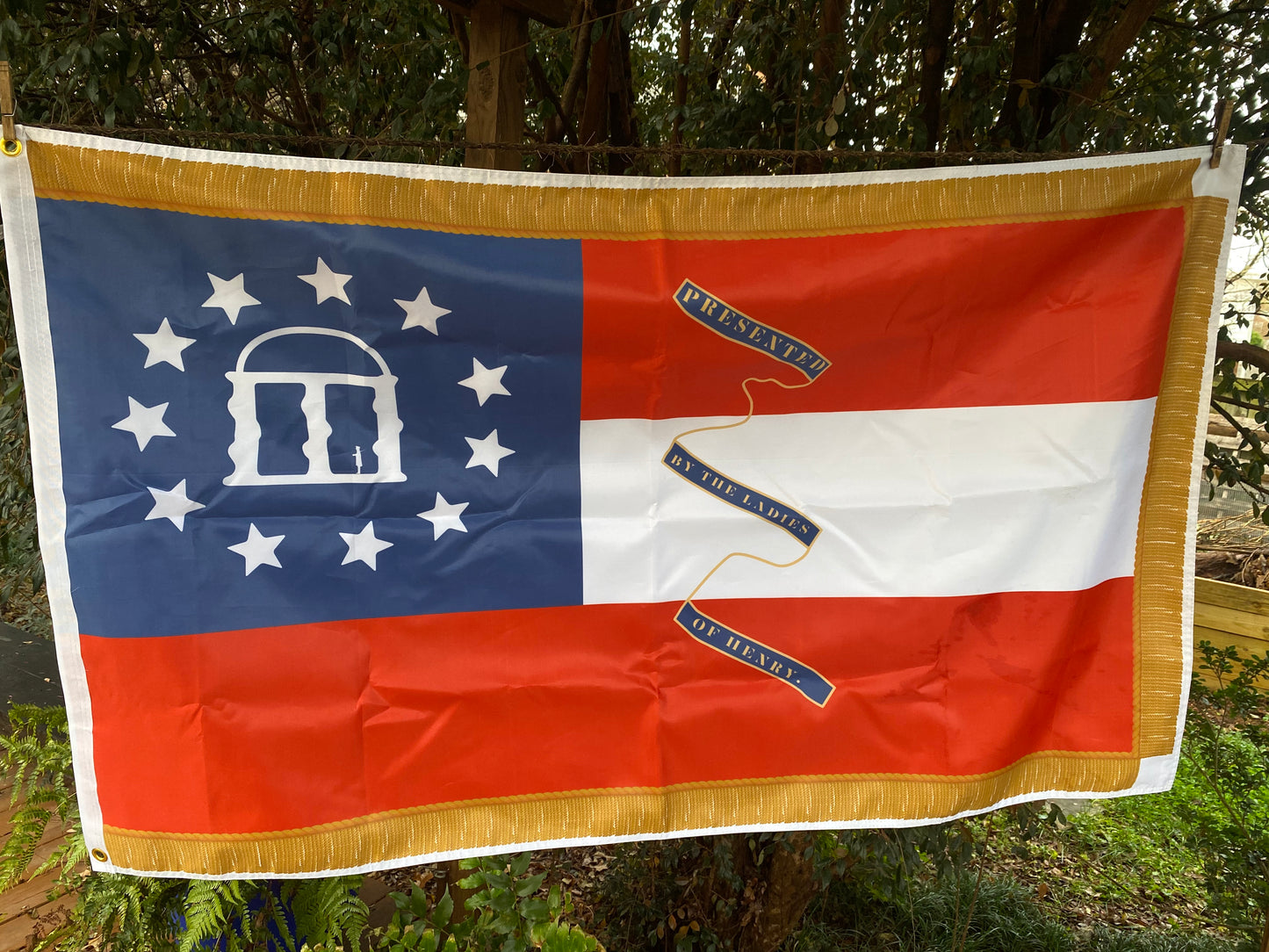 27th Georgia Infantry 1st National House Flag