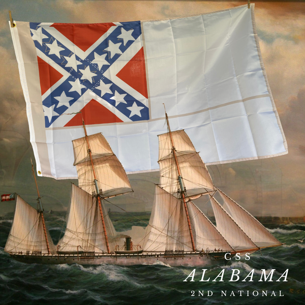 CSS Alabama 2nd National House Flag – Beauregard's Tailor