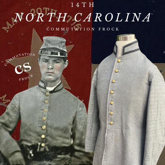 14th North Carolina Commutation Frock Coat - Trimmed