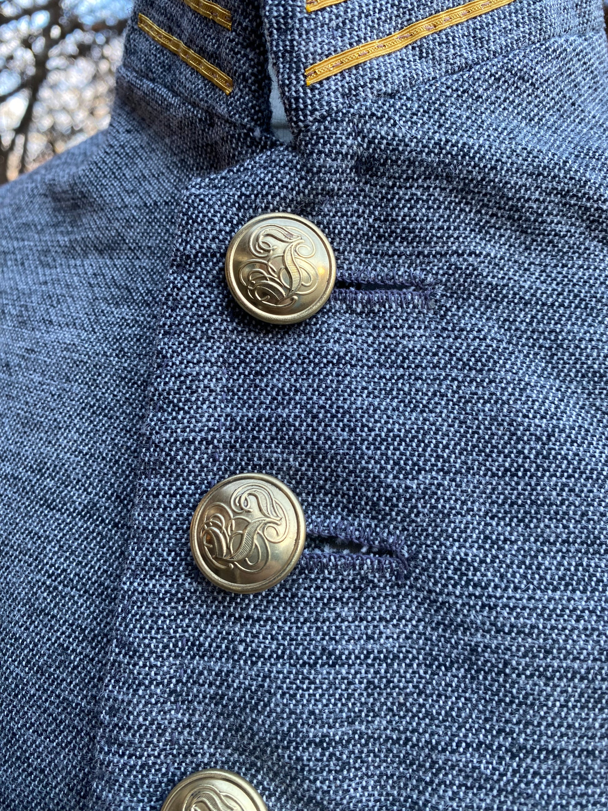 Confederate Officers Jacket – Beauregard's Tailor