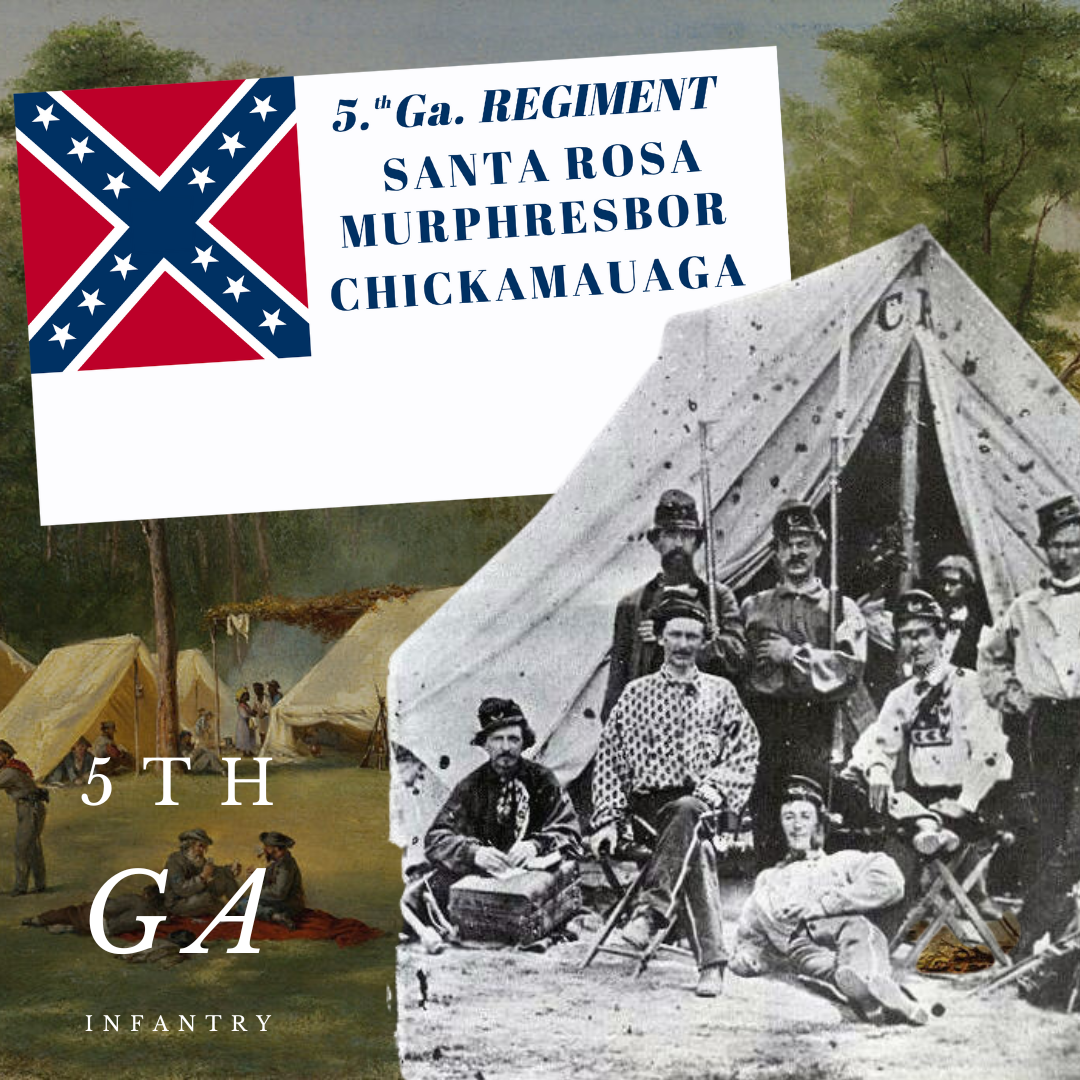 5th Georgia Infantry 2nd National House Flag