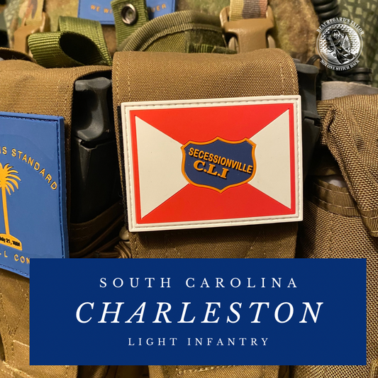 Charleston Light Infantry Flag PVC Morale Patch