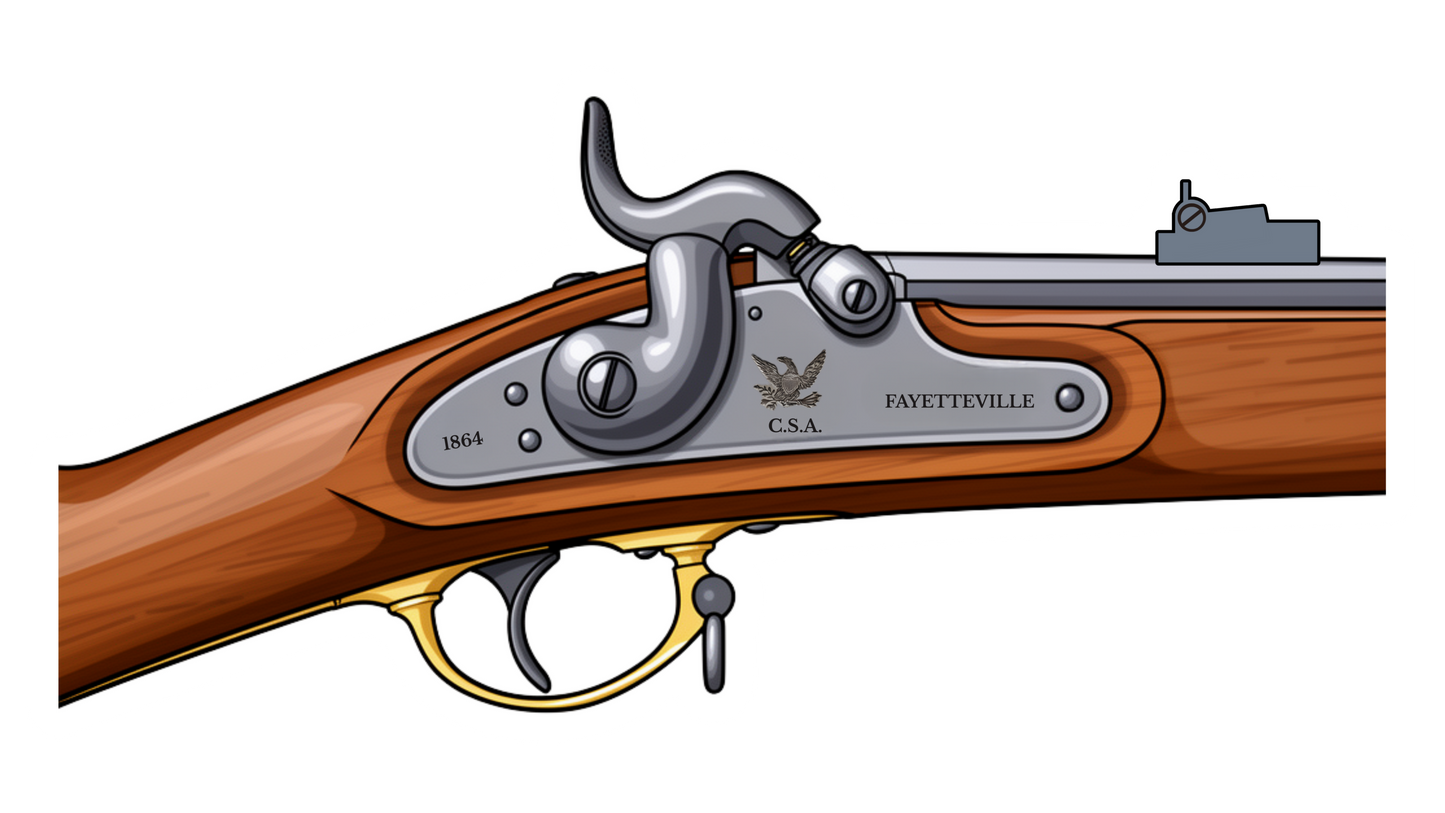 Fayetteville Arsenal Rifle Stickers/Magnet